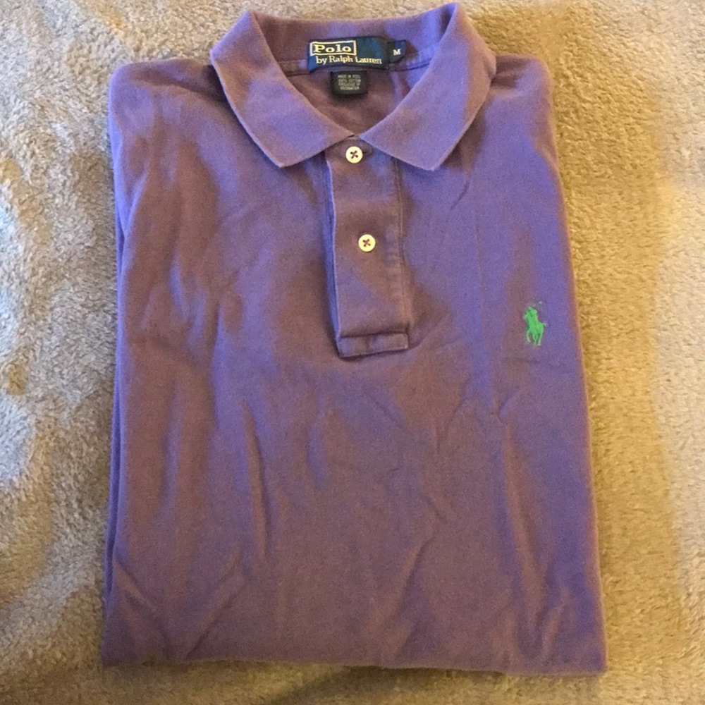 Men’s purple polo shirt